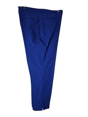 Chico's 3 Brigitte Ankle Pants Size 16 / XL  Cobalt Blue Slim Pull-On